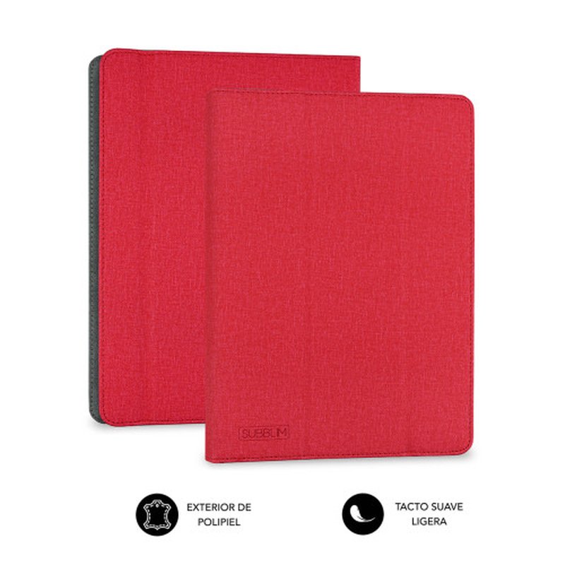 FUNDA TABLET SUBBLIM FREECAM CASE 10,1" RED FUNDA TABLET SUBBLIM FREECAM CASE 10,1" RED - Imagen 5