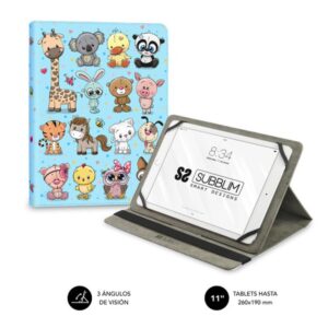 FUNDA TABLET SUBBLIM TRENDY CASE 11" ANIMALS