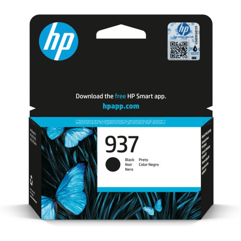 HP Cartucho de Tinta Original 937 negro HP Cartucho de Tinta Original 937 negro