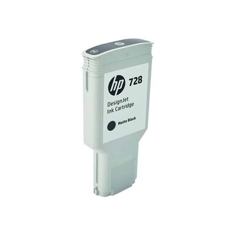 HP Cartucho de tinta DesignJet 728 negro mate de 300 ml - Imagen 2