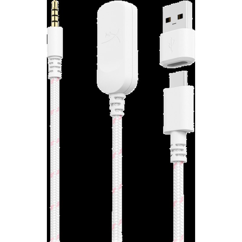 HyperX Cloud III - Auriculares gaming (blancos/rosas)