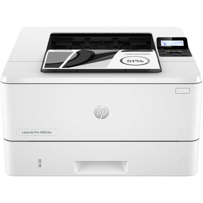 HP LaserJet Pro Impresora 4002dw, Estampado, Impresión a doble cara; Velocidades rápidas de salida de la primera página; Tamaño compacto; Energéticamente eficiente; Sólida seguridad; Wi-Fi de banda dual