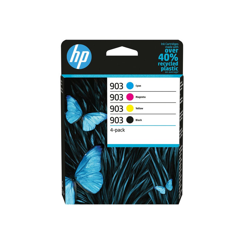HP Paquete de 4 cartuchos de tinta Original 903 negro/cian/magenta/amarillo