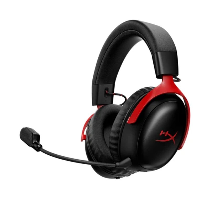 HyperX Auriculares gaming inalámbricos Cloud III S negros-rojos