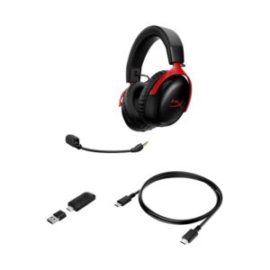 HyperX Auriculares gaming inalámbricos Cloud III S negros-rojos