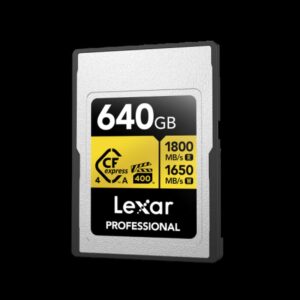Alternative view of Lexar LCAGOLD640G-RNENG memoria flash 640 GB CFexpress tipo A