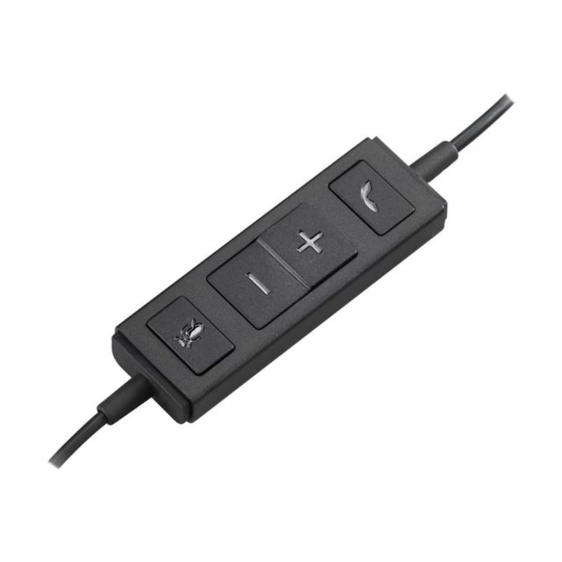 Logitech H570e Auriculares Alámbrico Diadema Oficina/Centro de llamadas USB tipo A Negro Logitech H570e Auriculares Alámbrico Diadema Oficina/Centro de llamadas USB tipo A Negro - Imagen 2