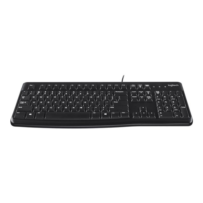 Logitech Keyboard K120 for Business teclado USB Hebreo Negro - Imagen 2