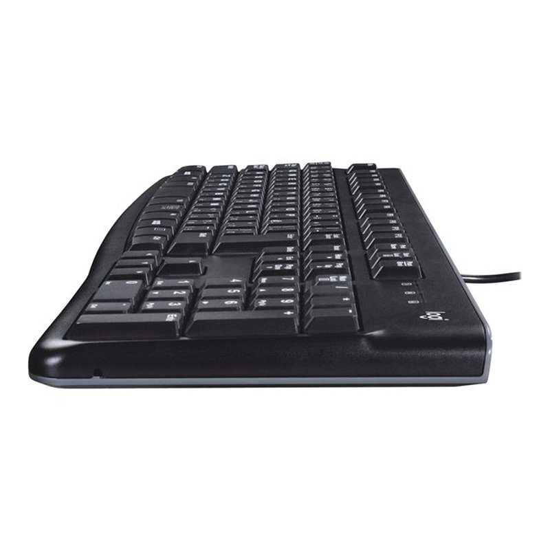 Logitech Keyboard K120 for Business teclado USB Hebreo Negro - Imagen 7