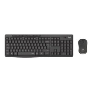 Logitech MK295 Silent Wireless Combo teclado Ratón incluido RF inalámbrico Portugués Grafito