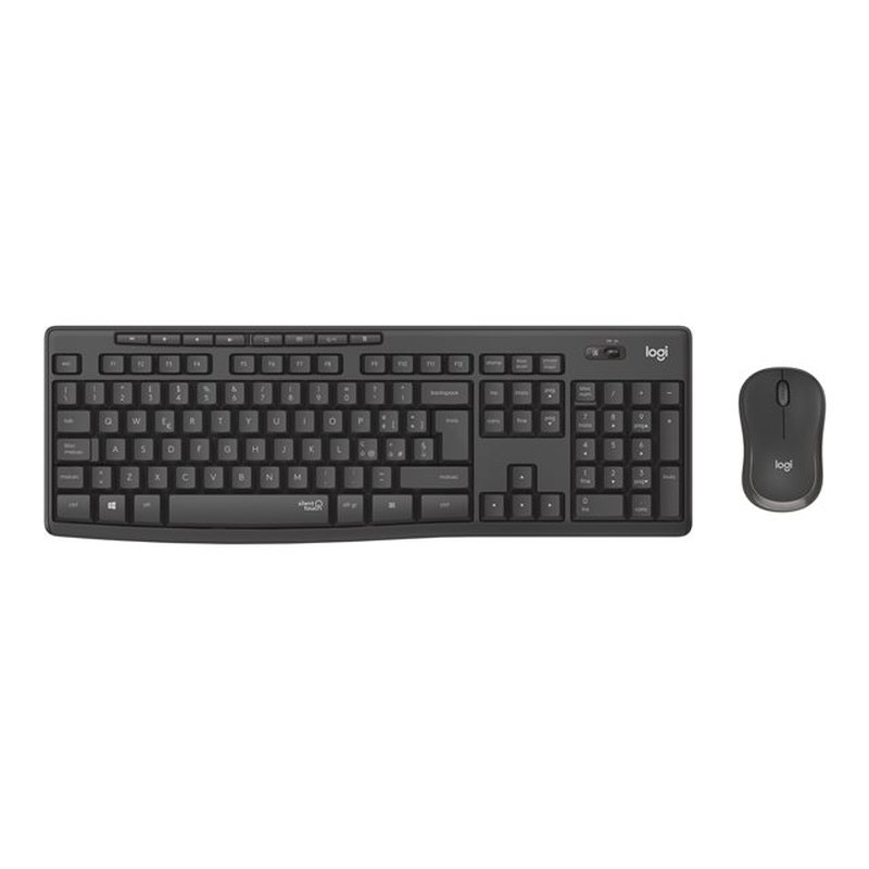 Logitech MK295 Silent Wireless Combo teclado Ratón incluido RF inalámbrico Portugués Grafito - Imagen 4