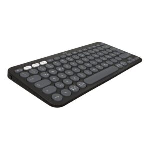 Logitech Pebble 2 Combo teclado Ratón incluido RF Wireless + Bluetooth QWERTY Inglés del Reino Unido Grafito