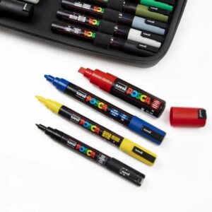 MALETÍN PREMIUM 40 PIEZAS PARA TODAS LAS SUPERFICIES (4 TAMAÑOS) POSCA 304222304