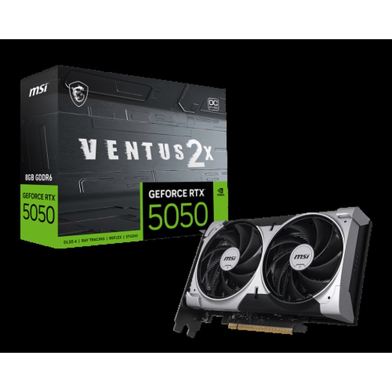 TARJETA GRAFICA MSI RTX 5050 8G VENTUS 2X OC