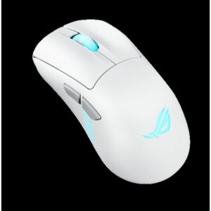ASUS ROG Keris II Origin WHT ratón Juego mano derecha RF Wireless + Bluetooth + USB Type-A Óptico 42000 DPI ASUS ROG Keris II Origin WHT ratón Juego mano derecha RF Wireless + Bluetooth + USB Type-A Óptico 42000 DPI