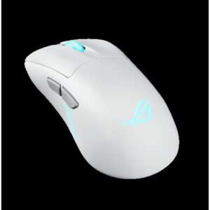 ASUS ROG Keris II Origin WHT ratón Juego mano derecha RF Wireless + Bluetooth + USB Type-A Óptico 42000 DPI ASUS ROG Keris II Origin WHT ratón Juego mano derecha RF Wireless + Bluetooth + USB Type-A Óptico 42000 DPI