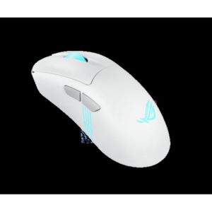 ASUS ROG Keris II Origin WHT ratón Juego mano derecha RF Wireless + Bluetooth + USB Type-A Óptico 42000 DPI ASUS ROG Keris II Origin WHT ratón Juego mano derecha RF Wireless + Bluetooth + USB Type-A Óptico 42000 DPI