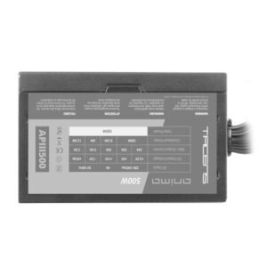 Reacondicionado | Tacens Anima APIII500, Fuente Alimentación PC ATX 500W, Tecnología SMD 85% Bronze 12V, Ventilador Ultra-silencioso 12cm, Negro Reacondicionado | Tacens Anima APIII500, Fuente Alimentación PC ATX 500W, Tecnología SMD 85% Bronze 12V, Ventilador Ultra-silencioso 12cm, Negro