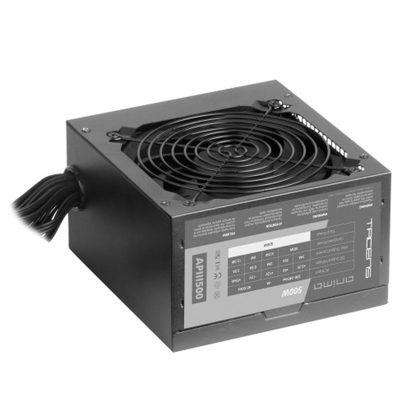Reacondicionado | Tacens Anima APIII500, Fuente Alimentación PC ATX 500W, Tecnología SMD 85% Bronze 12V, Ventilador Ultra-silencioso 12cm, Negro Reacondicionado | Tacens Anima APIII500, Fuente Alimentación PC ATX 500W, Tecnología SMD 85% Bronze 12V, Ventilador Ultra-silencioso 12cm, Negro - Imagen 4
