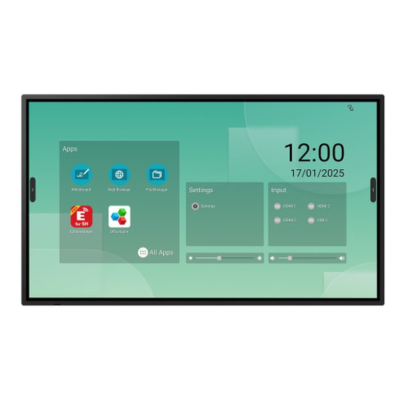 SHARP/NEC Sharp LM551 Pantalla plana para señalización digital 139,7 cm (55") LED Wifi 500 cd / m² 4K Ultra HD Negro Pantalla táctil Procesador incorporado Android 18/7