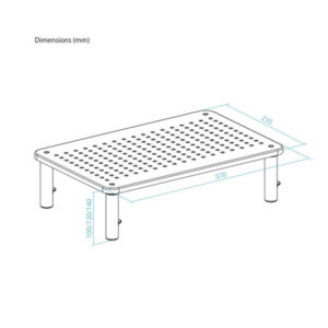 TooQ Soporte Elevador Multiusos para Monitor/Portátil, Negro TooQ Soporte Elevador Multiusos para Monitor/Portátil, Negro