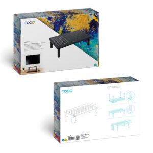 TooQ Soporte Elevador Multiusos para Monitor/Portátil, Negro TooQ Soporte Elevador Multiusos para Monitor/Portátil, Negro