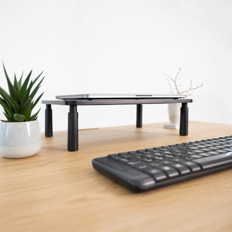 TooQ Soporte Elevador Multiusos para Monitor/Portátil, Negro TooQ Soporte Elevador Multiusos para Monitor/Portátil, Negro - Imagen 4