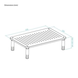 TooQ Soporte Elevador Multiusos para Monitor/Portátil, Negro TooQ Soporte Elevador Multiusos para Monitor/Portátil, Negro