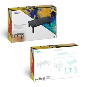TooQ Soporte Elevador Multiusos para Monitor/Portátil, Negro TooQ Soporte Elevador Multiusos para Monitor/Portátil, Negro