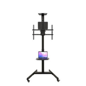 SOPORTE SUELO RUEDAS REGULABLE COMETA 60-100" 90Â°