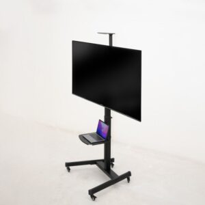 SOPORTE SUELO RUEDAS REGULABLE COMETA 60-100" 90Â°