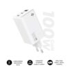 SUBBLIM CARGADOR GAN 100W CHARGER USB C+C+A SUBBLIM CARGADOR GAN 100W CHARGER USB C+C+A