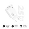 SUBBLIM CARGADOR GAN 25W CHARGER USB C+C SUBBLIM CARGADOR GAN 25W CHARGER USB C+C