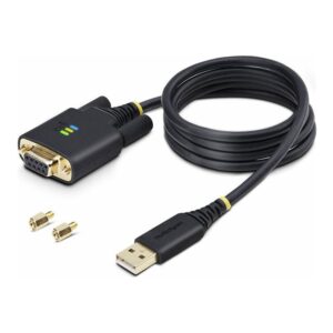 StarTech.com 1P3FFCNB-USB-SERIAL cable de serie Negro 1 m USB tipo A DB-9