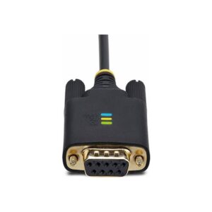 StarTech.com 1P3FFCNB-USB-SERIAL cable de serie Negro 1 m USB tipo A DB-9