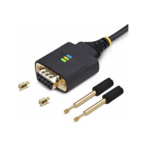 StarTech.com 1P3FFCNB-USB-SERIAL cable de serie Negro 1 m USB tipo A DB-9