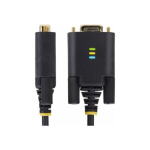 StarTech.com 1P3FFCNB-USB-SERIAL cable de serie Negro 1 m USB tipo A DB-9