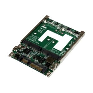 StarTech.com Adaptador Conversor de SSD mSATA Doble a SATA RAID de 2,5 Pulgadas - Convertidor