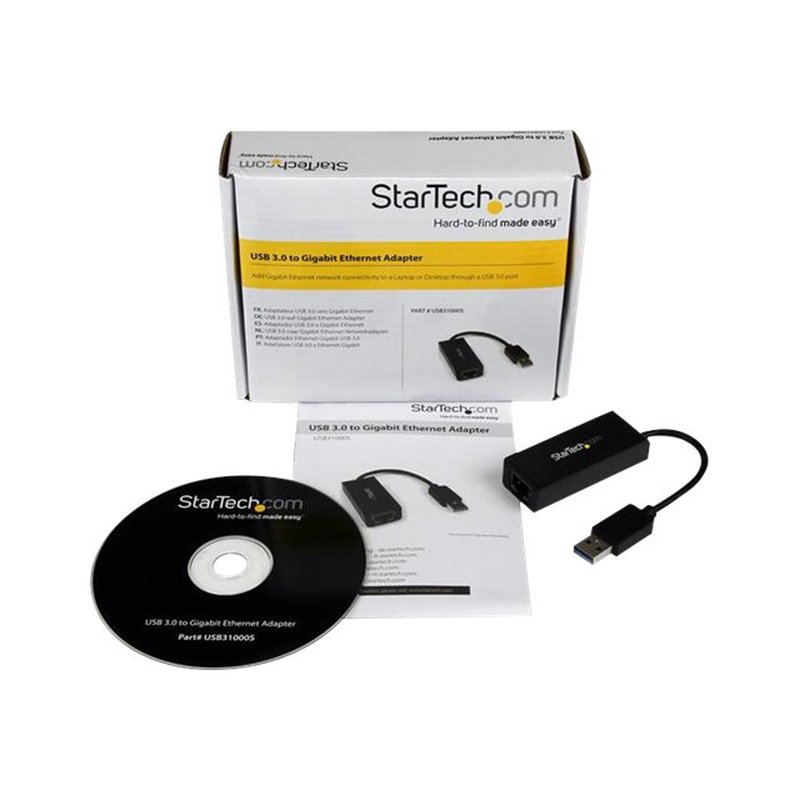 StarTech.com Adaptador Tarjeta de Red Externa NIC USB 3.0 a 1 Puerto Gigabit Ethernet 1Gbps RJ45 USBA Negro StarTech.com Adaptador Tarjeta de Red Externa NIC USB 3.0 a 1 Puerto Gigabit Ethernet 1Gbps RJ45 USBA Negro - Imagen 2