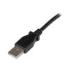 StarTech.com Cable Adaptador USB 2m para Impresora Acodado - 1x USB A Macho - 1x USB B Macho en Ángulo Izquierdo