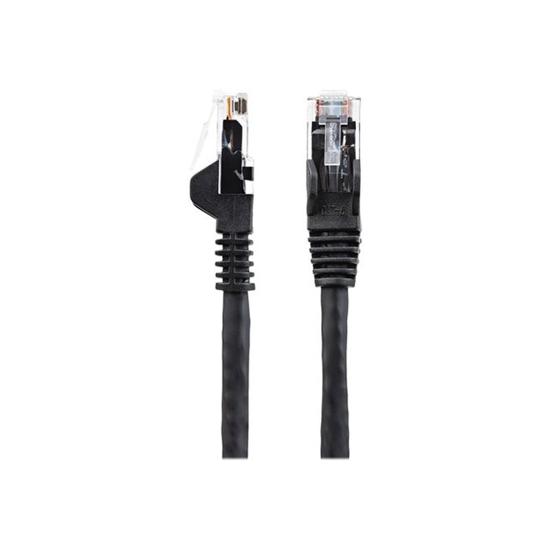 StarTech.com Cable Ethernet CAT6 de 5m - LSZH - Cable de Red de 10 Gigabits de 650MHz y PoE de 100W UTP sin Enganches (Snagless) con Alivio de Tensión - Negro - CAT 6 - ETL StarTech.com Cable Ethernet CAT6 de 5m - LSZH - Cable de Red de 10 Gigabits de 650MHz y PoE de 100W UTP sin Enganches (Snagless) con Alivio de Tensión - Negro - CAT 6 - ETL - Imagen 3