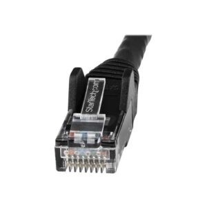 StarTech.com Cable Ethernet CAT6 de 5m - LSZH - Cable de Red de 10 Gigabits de 650MHz y PoE de 100W UTP sin Enganches (Snagless) con Alivio de Tensión - Negro - CAT 6 - ETL StarTech.com Cable Ethernet CAT6 de 5m - LSZH - Cable de Red de 10 Gigabits de 650MHz y PoE de 100W UTP sin Enganches (Snagless) con Alivio de Tensión - Negro - CAT 6 - ETL