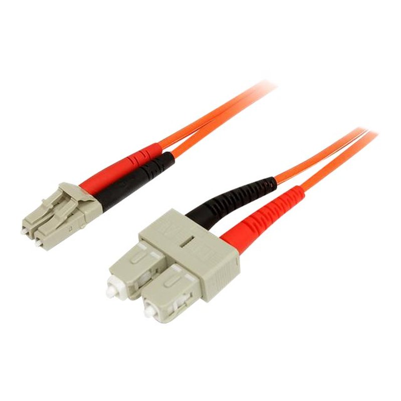 StarTech.com Cable Patch de Fibra Duplex Multimodo 50/125 2m LC - SC