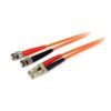 StarTech.com Cable Patch de Fibra Duplex Multimodo 62,5/125 1m LC - ST