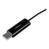 StarTech.com Cable Switch Conmutador KM USB de 2 Puertos con Transferencia de Datos Archivos para Mac o PC