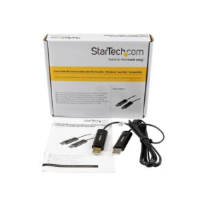 StarTech.com Cable Switch Conmutador KM USB de 2 Puertos con Transferencia de Datos Archivos para Mac o PC StarTech.com Cable Switch Conmutador KM USB de 2 Puertos con Transferencia de Datos Archivos para Mac o PC
