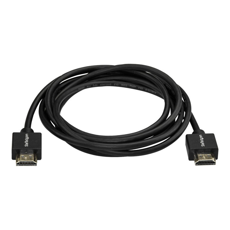 StarTech.com Cable de 2m HDMI 2.0, Cable HDMI Premium 4K 60Hz de Alta Velocidad con Ethernet, Cable HDMI Ultra HDMI, Cable de Vídeo para TV / Monitor / Ordenador Portátil / PC, HDMI a HDMI