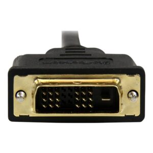 StarTech.com Cable de 2m Mini HDMI a DVI - Cable DVI-D a HDMI (1920x1200p) - Mini HDMI Macho de 19 Pines a DVI-D Macho - Cable Adaptador para Monitor Digital - Adaptador Mini HDMI a DVI