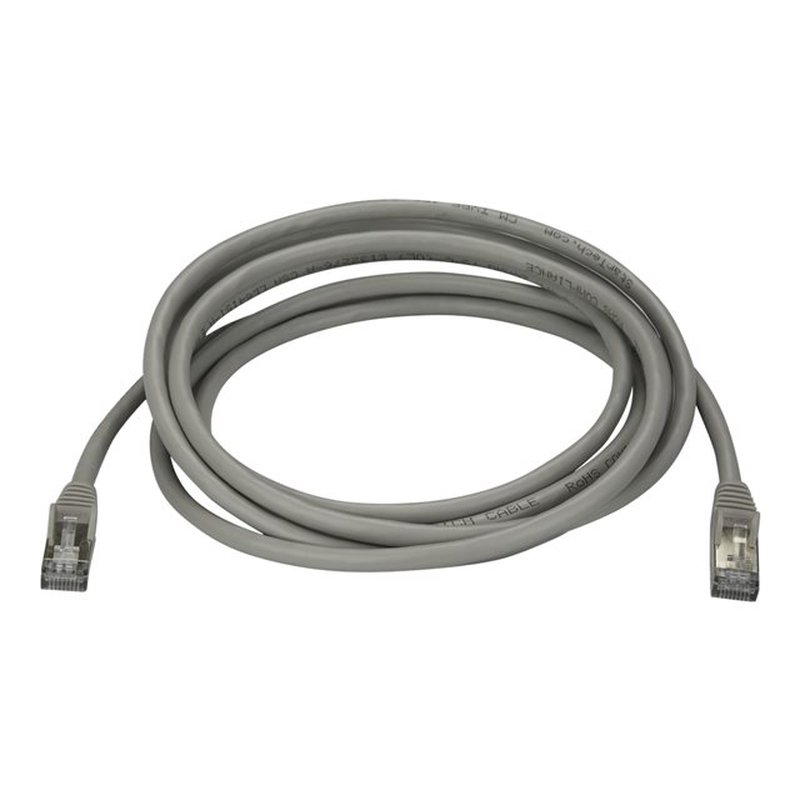 StarTech.com Cable de 3m de Red Ethernet RJ45 Cat6a Blindado STP - Cable sin Enganche Snagless - Gris StarTech.com Cable de 3m de Red Ethernet RJ45 Cat6a Blindado STP - Cable sin Enganche Snagless - Gris
