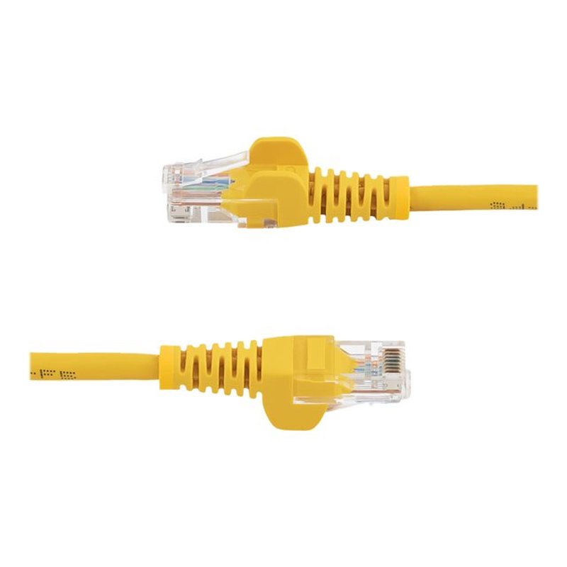 StarTech.com Cable de Red de 10m Amarillo Cat5e Ethernet RJ45 sin Enganches